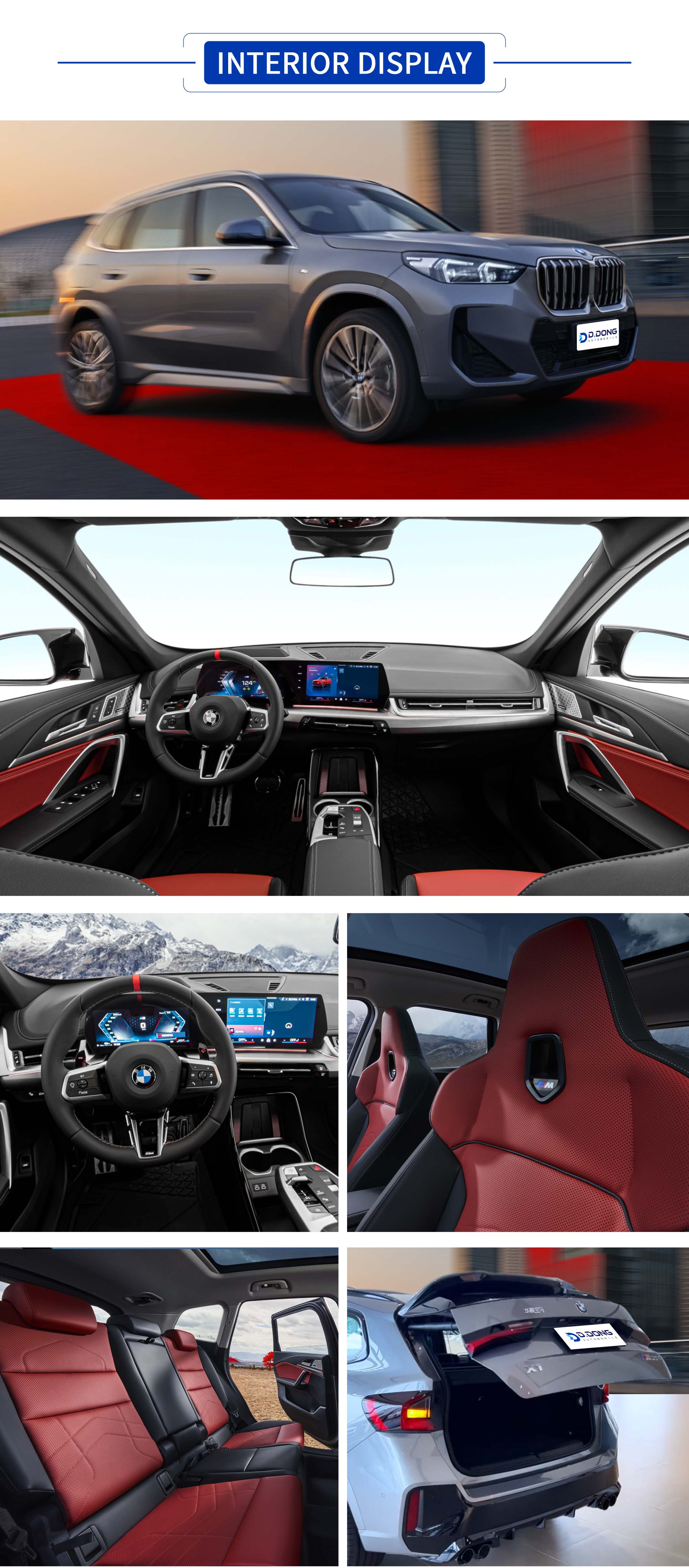BMW X1 All Colors,BMW X1 All Interior Display
